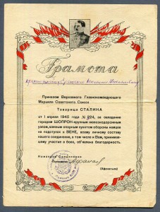 10 грамот на воина-чекиста