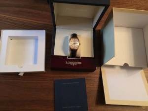 золотые Longines Evidenza Automatic 18k Rose Gold Mens Watch