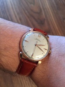 золотые часы Doxa Швейцария 585(14к)