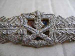 Шпанга "За ближний бой" в серебре