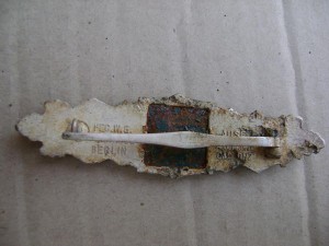 Шпанга "За ближний бой" в серебре