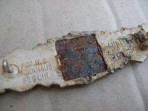 Шпанга "За ближний бой" в серебре