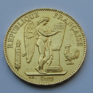 100 франков Франция 1882г.