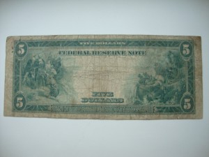 5 долларов США. 1914 г.