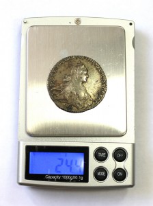 1 рубль 1770г. серебро