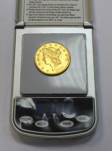 20$ 1907г. золото