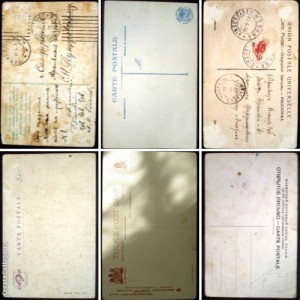 6 открыток-почтовых карточек до 1917 года.