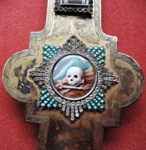 Серебрянный крест. 1835г. Размер: 42см, х 27см. Вес 850гр.