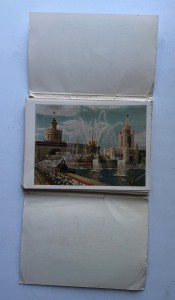 ВСХВ. Полный комплект открыток. 24 шт. 1955г.