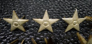 Погонные звезды РККА старшего состава. 24 шт. Магнитные