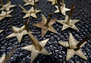 Погонные звезды РККА старшего состава. 24 шт. Магнитные