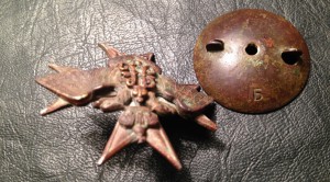 Знак Лейб Гвардии 2-й Арт.Бригады 1 Батарея