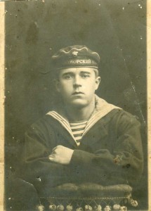 МОРЯКИ ЧЕРНОМОРСКОГО ФЛОТА. 2 ФОТО. ЯНВАРЬ 1925 г.