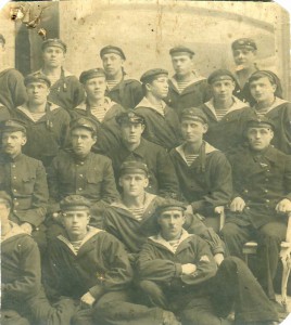 МОРЯКИ ЧЕРНОМОРСКОГО ФЛОТА. 2 ФОТО. ЯНВАРЬ 1925 г.