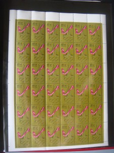 Марки и конверты Олимпиада 1980г. в кожанной файловой папке