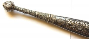 Кинжал серебро