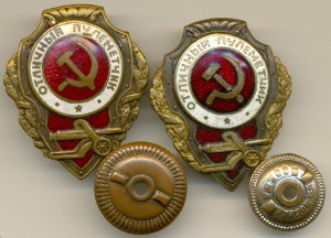 2 типа Отличный пулемётчик + документы