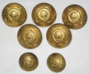 Адмиральские пуговицы до 1946 года