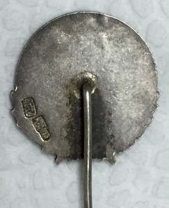 Знак ФЕСТИВАЛЬ 1957г. Серебряный!!!! С клеймами и пробой!!