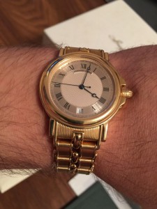 золотые BREGUET - Marine Automatic - Yellow Gold on Bracelet