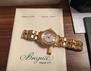 золотые BREGUET - Marine Automatic - Yellow Gold on Bracelet