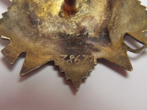 К-т на Гордон Я.Е: ООВ 1 и 2 (боевые), ОКЗ, Морская гвардия
