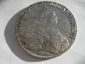 Рубль 1776 год Екатерина 2