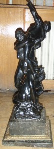 Большая бронзовая скульптура.