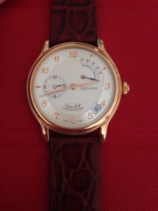 Zenith  elite HW chronometer 18k