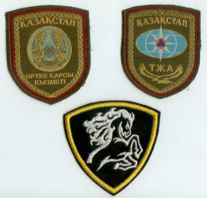 2 шеврона МЧС Казахстана + бонус