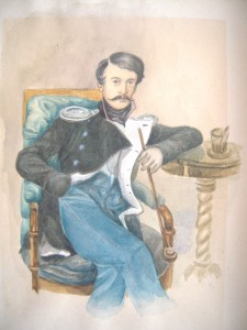 Акварель "Офицер"-написано до революции.