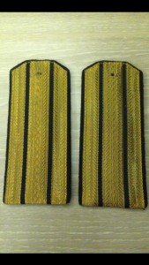 Погоны моряк СОС золоченые