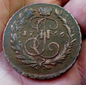 2 копейки 1766 мм