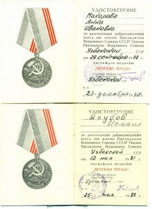 Ветераны труда ____ РАЗНЫЕ! ___ По областям и ПВС.