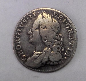 Георг II Шиллинг 1758,