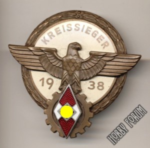 Знак Районный победитель соревнований Гитлерюгенд