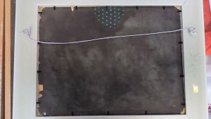 Туров Н. Пейзаж "У пруда", холст/масло, багет, 40х30см, 1899