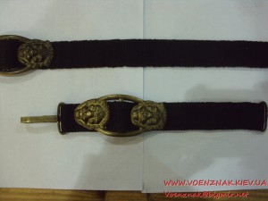 Подвесы к кортику бескнопочному ВМФ со львами