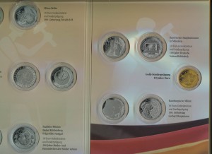 германия 5 марок и 10 марок серебро и 10 евро