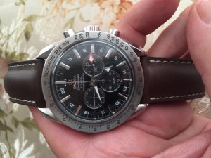 Omega Speedmaster Broad Arrow GMT ref 3881.50.37