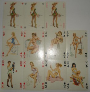 Игральные карты Пин Ап Австрия 1955 год Baby Dolls