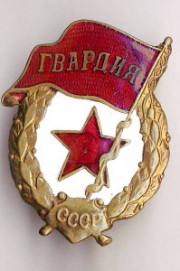 Знаки ГВАРДИЯ 18 шт.