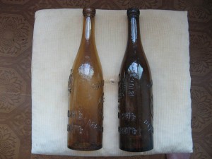 2 бутылки. Царизм. СПБ.