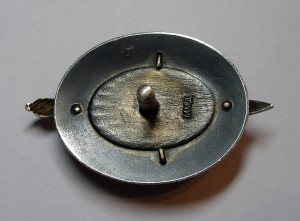 ЗАСЛУЖ. РАБОТНИК МВД ( мал. буквы, без №) в серебре- RRR !!!