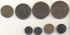 Медь разная.