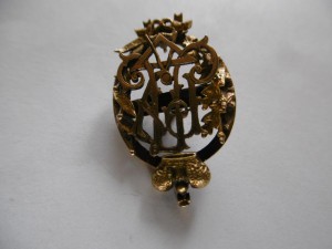 Рижское Политехническое Училище, фрачник (золото)