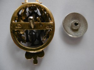 Рижское Политехническое Училище, фрачник (золото)