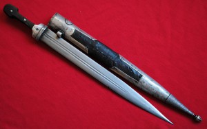 Кинжал чеченский в серебре