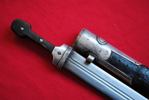 Кинжал чеченский в серебре