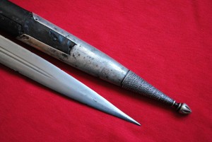 Кинжал чеченский в серебре